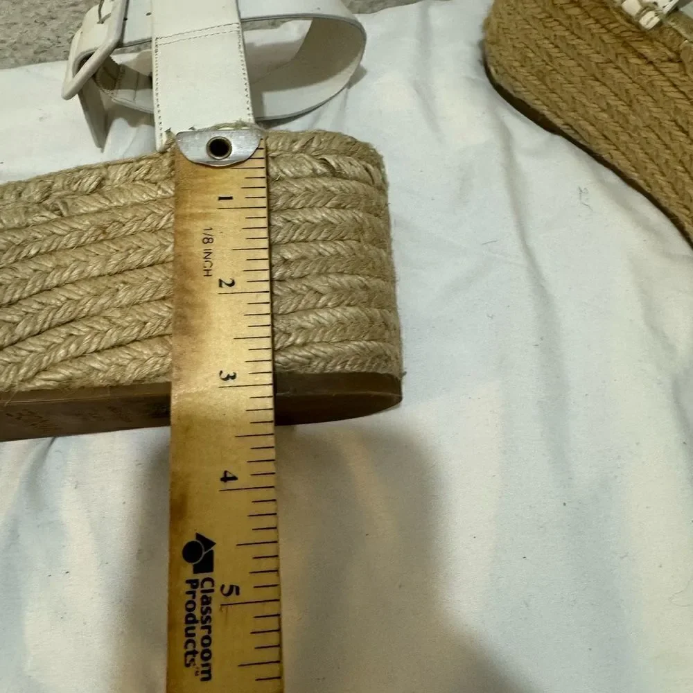 Vince Abby Leather Espadrille Sandal 7 M